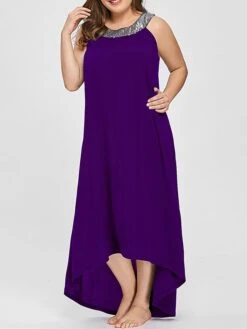 Women‘s Plus Size Curve Party Dress Sequin Dress Sheath Dress Color Block Long Dress Maxi Dress Sleeveless Plus High Low Crew Neck Modern Party Black Wine Summer Spring XL XXL 3XL 4XL 5XL 13 Women‘s Plus Size Curve Party Dress Sequin Dress Sheath Dress Color Block Long Dress Maxi Dress Sleeveless Plus High Low Crew Neck Modern Party Black Wine Summer Spring XL XXL 3XL 4XL 5XL -HAYz Clothing Shop hqoysp1677655636540