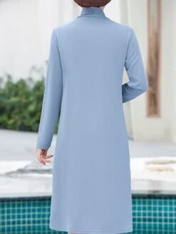 Women's Two Piece Dress Set Print Dress Outdoor Vacation Casual Print Midi Dress Stand Collar Long Sleeve Floral Loose Fit Pink Wine Blue Fall Winter XL XXL XXXL 4XL 5XL -HAYz Clothing Shop hwgtzw1675853177982