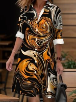 Women's Shirt Dress Casual Dress Midi Dress Outdoor Daily Date Polyester Fashion Modern Shirt Collar Button Pocket Long Sleeve Fall Winter 2023 Loose Fit Navy Blue Blue Purple Ombre S M L XL 2XL 10 Women's Shirt Dress Casual Dress Midi Dress Outdoor Daily Date Polyester Fashion Modern Shirt Collar Button Pocket Long Sleeve Fall Winter 2023 Loose Fit Navy Blue Blue Purple Ombre S M L XL 2XL -HAYz Clothing Shop hyqfed1695204859729