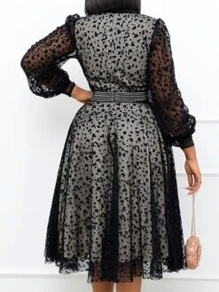 Women‘s Plus Size Curve Black Dress Easter Dress Crew Neck Lace Vacation Dress Solid Color Long Sleeve Fall Winter Prom Dress Midi Dress 9 Women‘s Plus Size Curve Black Dress Easter Dress Crew Neck Lace Vacation Dress Solid Color Long Sleeve Fall Winter Prom Dress Midi Dress -HAYz Clothing Shop ibplqi1652684148190