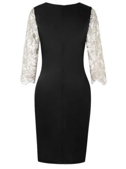 Women‘s Plus Size Curve Party Dress Floral Crew Neck Lace Long Sleeve Spring Fall Elegant Prom Dress Knee Length Dress Formal Party Dress 16 Women‘s Plus Size Curve Party Dress Floral Crew Neck Lace Long Sleeve Spring Fall Elegant Prom Dress Knee Length Dress Formal Party Dress -HAYz Clothing Shop iiieak1634359509811