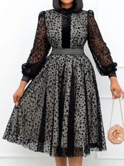 Women‘s Plus Size Curve Black Dress Easter Dress Crew Neck Lace Vacation Dress Solid Color Long Sleeve Fall Winter Prom Dress Midi Dress 8 Women‘s Plus Size Curve Black Dress Easter Dress Crew Neck Lace Vacation Dress Solid Color Long Sleeve Fall Winter Prom Dress Midi Dress -HAYz Clothing Shop ikmxyr1652684147603