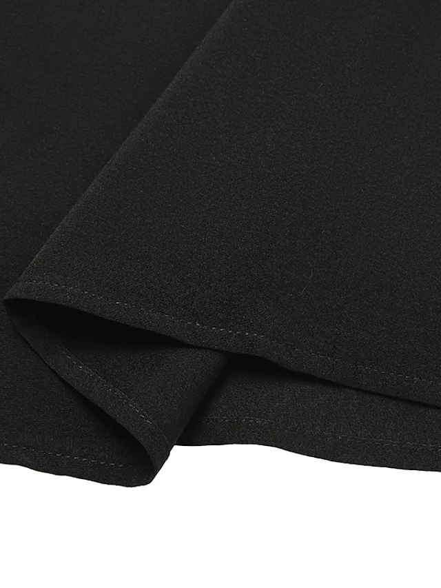 Women‘s Plus Size Curve Holiday Dress Solid Color V Neck Ruched Short Sleeve Fall Spring Basic Casual Short Mini Dress Daily Back To School Dress Print 6 Women‘s Plus Size Curve Holiday Dress Solid Color V Neck Ruched Short Sleeve Fall Spring Basic Casual Short Mini Dress Daily Back To School Dress Print - Image 6