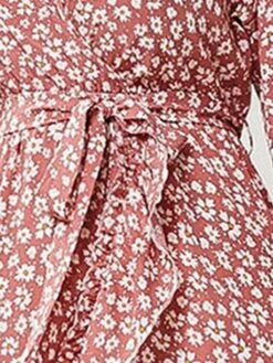 Women's Plus Size Curve Work Dress Swing Dress Semi Formal Dress Fashion Midi Dress Lace Up Ruffle V Neck Long Sleeve Floral Loose Fit Pink Fall Winter L XL XXL 3XL 4XL 12 Women's Plus Size Curve Work Dress Swing Dress Semi Formal Dress Fashion Midi Dress Lace Up Ruffle V Neck Long Sleeve Floral Loose Fit Pink Fall Winter L XL XXL 3XL 4XL -HAYz Clothing Shop ilxryb1693300511395