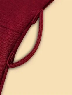 Women's Plus Size Party Dress Cocktail Dress Wedding Guest Dress Midi Dress Black Wine Blue Long Sleeve Pure Color Lace Up Spring Fall Winter V Neck Fashion Winter Dress Wedding Guest Birthday 2023 -HAYz Clothing Shop imdkod1691738727017