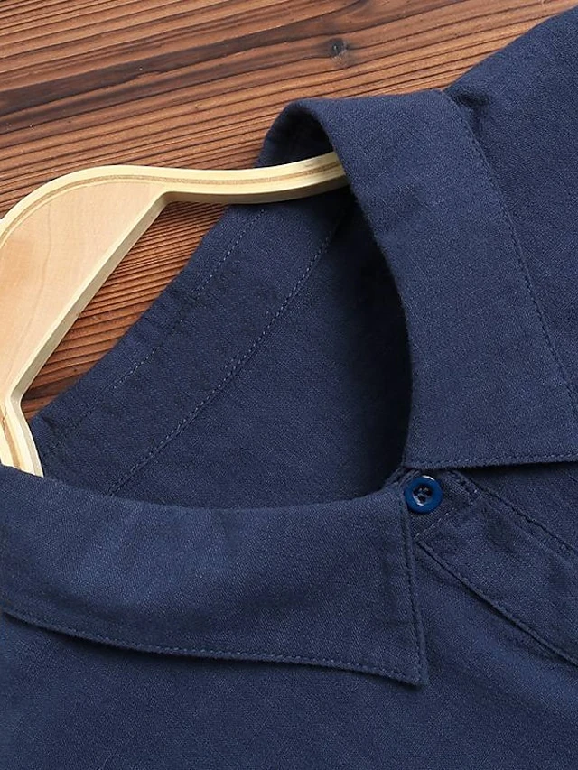 Women‘s Casual Dress Cotton Dress Shirt Dress Swing Dress Midi Dress Blue Yellow Red Long Sleeve Pure Color Pocket Summer Fall Spring Shirt Collar Basic Daily Weekend Loose Fit 2023 S M L XL XXL 3XL 5 Women‘s Casual Dress Cotton Dress Shirt Dress Swing Dress Midi Dress Blue Yellow Red Long Sleeve Pure Color Pocket Summer Fall Spring Shirt Collar Basic Daily Weekend Loose Fit 2023 S M L XL XXL 3XL - Image 5