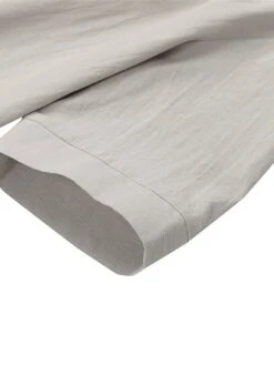 Women's Casual Dress Cotton Linen Dress A Line Dress Maxi Long Dress Cotton Blend Basic Modern Outdoor Daily Crew Neck Pocket Split Short Sleeve Summer Spring 2023 Loose Fit ArmyGreen Black Wine Plain -HAYz Clothing Shop iplsnb1684825419907