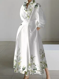 Women's Shirt Dress Casual Dress Swing Dress Maxi Long Dress Outdoor Office Daily Polyester Fashion Modern Shirt Collar Button Pocket Long Sleeve Spring Fall Winter 2023 Loose Fit White Yellow Dark 11 Women's Shirt Dress Casual Dress Swing Dress Maxi Long Dress Outdoor Office Daily Polyester Fashion Modern Shirt Collar Button Pocket Long Sleeve Spring Fall Winter 2023 Loose Fit White Yellow Dark -HAYz Clothing Shop itcwtw1692157277743