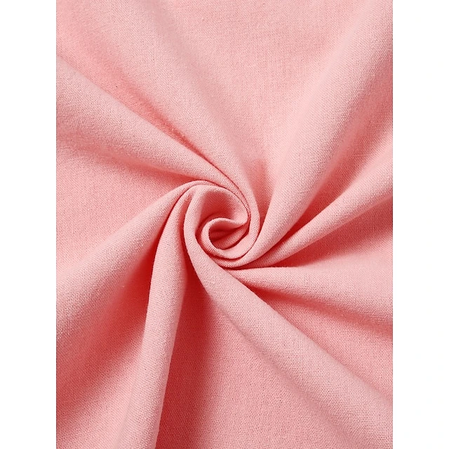 Women‘s Casual Dress Cotton Dress Shift Dress Midi Dress Blue Pink Khaki Sleeveless Pure Color Pocket Spring Summer Crew Neck Basic Daily Vacation Weekend Loose Fit 2023 S M L XL XXL 8 Women‘s Casual Dress Cotton Dress Shift Dress Midi Dress Blue Pink Khaki Sleeveless Pure Color Pocket Spring Summer Crew Neck Basic Daily Vacation Weekend Loose Fit 2023 S M L XL XXL - Image 8