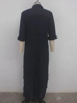 Women's Shirt Dress Cotton Linen Dress Casual Dress Maxi Long Dress Cotton Blend Classic Casual Outdoor Daily Vacation Shirt Collar Button Split Long Sleeve Summer Spring Fall 2023 Loose Fit White 14 Women's Shirt Dress Cotton Linen Dress Casual Dress Maxi Long Dress Cotton Blend Classic Casual Outdoor Daily Vacation Shirt Collar Button Split Long Sleeve Summer Spring Fall 2023 Loose Fit White -HAYz Clothing Shop jbcsnb1693305264451