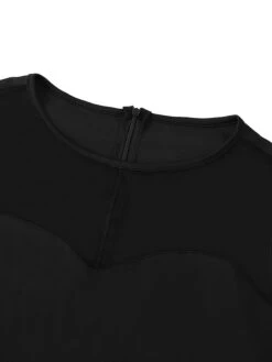 Women‘s Plus Size Curve Party Dress Pure Color Crew Neck Mesh 3/4 Length Sleeve Spring Fall Elegant Maxi Long Dress Formal Party Dress -HAYz Clothing Shop jfplxd1677749700552