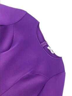 Women's Plus Size Curve Party Dress Cocktail Dress Work Dress Plain Midi Dress Long Sleeve Crew Neck Fashion Party Purple Fall Winter XL XXL 3XL 4XL -HAYz Clothing Shop jgoxey1694151485140