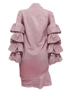 Women's Shirt Dress Sheath Dress Midi Dress Winter Dress Daily Vacation Polyester Cotton Blend Fashion Casual Shirt Collar Lace Up Ruched Long Sleeve Summer Spring Fall 2022 Regular Fit Red Light Blue 22 Women's Shirt Dress Sheath Dress Midi Dress Winter Dress Daily Vacation Polyester Cotton Blend Fashion Casual Shirt Collar Lace Up Ruched Long Sleeve Summer Spring Fall 2022 Regular Fit Red Light Blue -HAYz Clothing Shop jjhmdg1634352967273