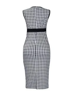 Women's Two Piece Dress Set Casual Dress Sheath Dress Daily Going Out Streetwear Modern Print Midi Dress Crew Neck Long Sleeve Houndstooth Regular Fit Black Fall Winter S M L XL XXL 27 Women's Two Piece Dress Set Casual Dress Sheath Dress Daily Going Out Streetwear Modern Print Midi Dress Crew Neck Long Sleeve Houndstooth Regular Fit Black Fall Winter S M L XL XXL -HAYz Clothing Shop jjlqbq1695194342414