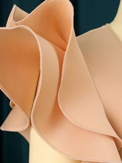 Women's Plus Size Curve Party Dress Swing Dress A Line Dress Plain Midi Dress Short Sleeve Ruffle Square Neck Fashion Party Fuchsia Khaki Fall Winter XL XXL 3XL 4XL -HAYz Clothing Shop jntokb1694151477929