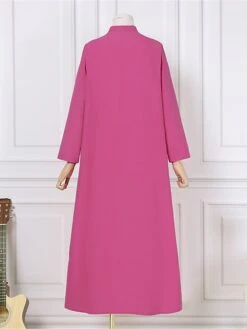 Women's Shirt Dress Casual Dress Cotton Linen Dress Maxi Long Dress Cotton Basic Classic Outdoor Daily Vacation Stand Collar Button Pocket Long Sleeve Spring Fall Winter 2023 Loose Fit Black Red Camel 9 Women's Shirt Dress Casual Dress Cotton Linen Dress Maxi Long Dress Cotton Basic Classic Outdoor Daily Vacation Stand Collar Button Pocket Long Sleeve Spring Fall Winter 2023 Loose Fit Black Red Camel -HAYz Clothing Shop jonugk1692784197601