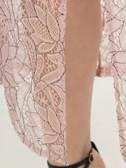 Women's Plus Size Prom Dress Party Dress Lace Dress Long Dress Maxi Dress Pink Short Sleeve Pure Color Lace Summer Spring Fall Off Shoulder Fashion Wedding Guest Birthday Evening Party 2023 XL XXL 21 Women's Plus Size Prom Dress Party Dress Lace Dress Long Dress Maxi Dress Pink Short Sleeve Pure Color Lace Summer Spring Fall Off Shoulder Fashion Wedding Guest Birthday Evening Party 2023 XL XXL -HAYz Clothing Shop jozlbs1691648061541