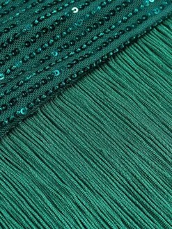 Women‘s Plus Size Curve Party Dress Solid Color V Neck Sequins Short Sleeve Spring Fall Sequins Prom Dress Maxi Long Dress Party Daily Dress Sequin Dress Tassel Fringe Split -HAYz Clothing Shop jwjadh1656497315676