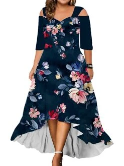 Women‘s Plus Size Curve Casual Dress Graphic Floral Long Dress Maxi Dress Half Sleeve Print V Neck Fashion Daily Black Blue Summer Spring L XL XXL 3XL 4XL 10 Women‘s Plus Size Curve Casual Dress Graphic Floral Long Dress Maxi Dress Half Sleeve Print V Neck Fashion Daily Black Blue Summer Spring L XL XXL 3XL 4XL -HAYz Clothing Shop kakqzp1686027841657