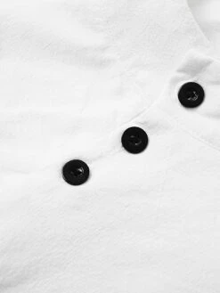 Women‘s Cotton Linen Dress Shirt Dress Casual Dress Shift Dress Midi Dress Cotton Blend Fashion Basic Outdoor Daily Vacation Stand Collar Button Half Sleeve Summer Spring 2023 Black White Blue Plain 24 Women‘s Cotton Linen Dress Shirt Dress Casual Dress Shift Dress Midi Dress Cotton Blend Fashion Basic Outdoor Daily Vacation Stand Collar Button Half Sleeve Summer Spring 2023 Black White Blue Plain -HAYz Clothing Shop khaceo1684215367948