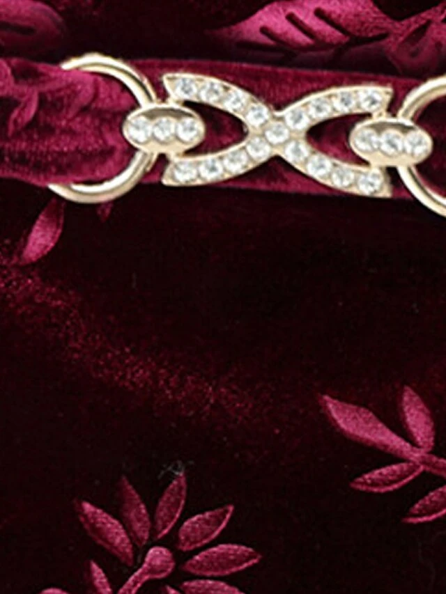 Women‘s Plus Size Curve Party Dress Cocktail Dress Wedding Guest Dress Midi Dress Wine Blue Purple 3/4 Length Sleeve Pure Color Jacquard Spring Fall Winter V Neck Fashion Winter Dress Wedding Guest 5 Women‘s Plus Size Curve Party Dress Cocktail Dress Wedding Guest Dress Midi Dress Wine Blue Purple 3/4 Length Sleeve Pure Color Jacquard Spring Fall Winter V Neck Fashion Winter Dress Wedding Guest - Image 5