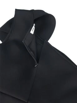 Women‘s Plus Size Curve Prom Dress Party Dress Wedding Guest Dress Long Dress Maxi Dress Black Sleeveless Pure Color Bow Summer Spring Fall One Shoulder Fashion Evening Party Vacation 2023 -HAYz Clothing Shop krevyv1691464464331