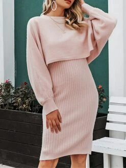 Women's Two Piece Dress Set Casual Dress Skirt Set Daily Going Out Fashion Streetwear Print Mini Dress Crew Neck Long Sleeve Plain Regular Fit Black Yellow Light Green Fall Winter M 23 Women's Two Piece Dress Set Casual Dress Skirt Set Daily Going Out Fashion Streetwear Print Mini Dress Crew Neck Long Sleeve Plain Regular Fit Black Yellow Light Green Fall Winter M -HAYz Clothing Shop kupjaw1693295677578