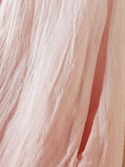 Women's Casual Dress Cotton Linen Dress Swing Dress Midi Dress Polyester Fashion Casual Outdoor Daily Vacation Crew Neck Pocket Print Half Sleeve Spring Fall Autumn 2023 Loose Fit Pink Blue Brown -HAYz Clothing Shop kvojhk1694418845528