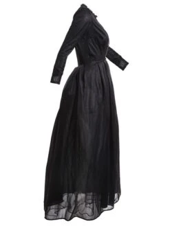 Women's Lace Dress Dress Set Two Piece Dress Long Dress Maxi Dress Black Long Sleeve Pure Color Lace Spring Fall Winter Crew Neck Fashion Party Winter Dress Birthday Slim 2023 S M L XL 8 Women's Lace Dress Dress Set Two Piece Dress Long Dress Maxi Dress Black Long Sleeve Pure Color Lace Spring Fall Winter Crew Neck Fashion Party Winter Dress Birthday Slim 2023 S M L XL -HAYz Clothing Shop lfmfij1634355156664