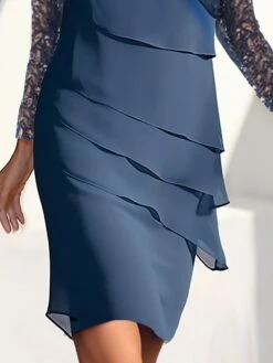 Women's Two Piece Dress Set Party Dress Semi Formal Dress Party Wedding Guest Fashion Elegant Ruffle Layered Mini Dress Crew Neck Long Sleeve Plain Regular Fit Navy Blue Fall Winter S M L XL XXL 6 Women's Two Piece Dress Set Party Dress Semi Formal Dress Party Wedding Guest Fashion Elegant Ruffle Layered Mini Dress Crew Neck Long Sleeve Plain Regular Fit Navy Blue Fall Winter S M L XL XXL -HAYz Clothing Shop lgfafn1694057200946