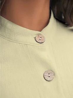 Women's Shirt Dress Casual Dress Cotton Linen Dress Midi Dress Polyester Fashion Casual Daily Outdoor Daily Vacation Shirt Collar Button Print Long Sleeve Spring Fall Winter 2023 Loose Fit White -HAYz Clothing Shop lswzhv1697189424033