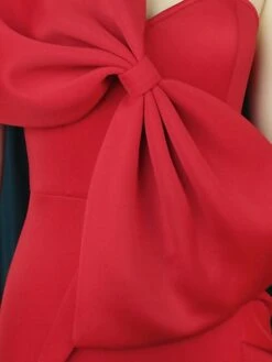 Women's Plus Size Curve Party Dress Bodycon Sheath Dress Plain Long Dress Maxi Dress Sleeveless Backless Split One Shoulder Fashion Party Red Fall Winter XL XXL 3XL 4XL -HAYz Clothing Shop lxdfuk1694425976425