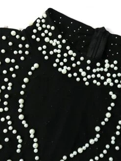 Women‘s Plus Size Curve Party Dress Bodycon Sheath Dress Color Block Long Dress Maxi Dress Short Sleeve Ruched Patchwork Crew Neck Party Black White Spring Summer L XL XXL -HAYz Clothing Shop lxdppj1676979614813