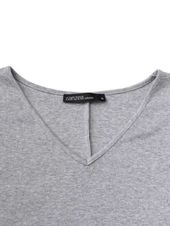 Women‘s Plus Size Casual Dress Caftan Dress Solid Color V Neck Long Sleeve Winter Fall Basic Casual Maxi Long Dress Daily Vacation Dress -HAYz Clothing Shop lxxpsj1666342642464