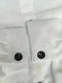 Women's Shirt Dress Casual Dress Cotton Linen Dress Midi Dress Cotton Blend Fashion Basic Outdoor Daily Shirt Collar Button Half Sleeve Summer Spring Fall 2023 Regular Fit Black White Green Plain S M -HAYz Clothing Shop lywpxf1694762170103