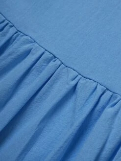 Women's Cotton Linen Dress Casual Dress Maxi Long Dress Cotton Basic Casual Outdoor Daily Vacation Crew Neck Pocket Half Sleeve Summer Spring 2023 Loose Fit Black Yellow Blue Plain S M L XL 2XL -HAYz Clothing Shop mbdiia1683609701286