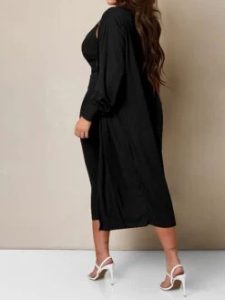 Women's Two Piece Dress Set Casual Dress Skirt Set Home Daily Fashion Streetwear Ribbed Midi Dress Crew Neck Long Sleeve Plain Slim Black White Wine Fall Winter S M L XL XXL 33 Women's Two Piece Dress Set Casual Dress Skirt Set Home Daily Fashion Streetwear Ribbed Midi Dress Crew Neck Long Sleeve Plain Slim Black White Wine Fall Winter S M L XL XXL -HAYz Clothing Shop mdbibx1697597307897