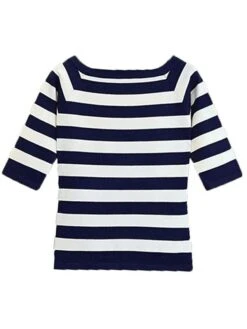 Women's Two Piece Dress Set Casual Dress Skirt Set Daily Going Out Fashion Streetwear Ribbed Print Midi Dress Crew Neck Short Sleeve Stripe Slim Blue Fall S M L XL XXL -HAYz Clothing Shop mlcxod1693278121591