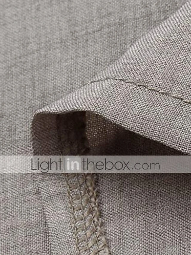 Women's Shirt Dress Cotton Linen Dress Shift Dress Mini Dress Cotton And Linen Daily Vacation Shirt Collar Pocket 3/4 Length Sleeve Summer Spring Fall 2023 Loose Fit Black Pink Green Pure Color S M L 6 Women's Shirt Dress Cotton Linen Dress Shift Dress Mini Dress Cotton And Linen Daily Vacation Shirt Collar Pocket 3/4 Length Sleeve Summer Spring Fall 2023 Loose Fit Black Pink Green Pure Color S M L - Image 6