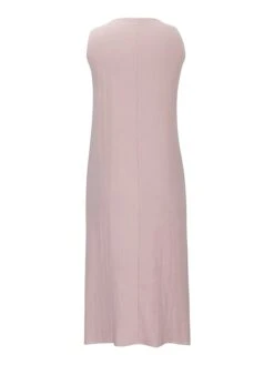 Women's Cotton Linen Dress Shift Dress White Dress Midi Dress Linen / Cotton Blend Daily Daily Crew Neck Splice Basic Sleeveless Summer 2023 Loose Fit Black White Pink Plain S M L XL 2XL -HAYz Clothing Shop nanrwy1685949896124