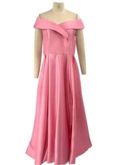 Women's Plus Size Party Dress Solid Color Off Shoulder Ruched Sleeveless Fall Winter Sexy Formal Prom Dress Maxi Long Dress Party Date Dress -HAYz Clothing Shop nczpzj1647514374684