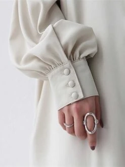 Women's Casual Dress Cotton Linen Dress Abaya Maxi Long Dress Linen / Cotton Blend Basic Classic Outdoor Daily Vacation Crew Neck Button Long Sleeve Spring Fall Winter 2023 Loose Fit Black Apricot -HAYz Clothing Shop nedego1692341112324