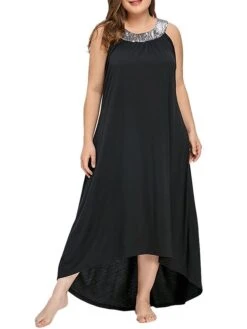 Women‘s Plus Size Curve Party Dress Sequin Dress Sheath Dress Color Block Long Dress Maxi Dress Sleeveless Plus High Low Crew Neck Modern Party Black Wine Summer Spring XL XXL 3XL 4XL 5XL 15 Women‘s Plus Size Curve Party Dress Sequin Dress Sheath Dress Color Block Long Dress Maxi Dress Sleeveless Plus High Low Crew Neck Modern Party Black Wine Summer Spring XL XXL 3XL 4XL 5XL -HAYz Clothing Shop neifly1677655637182