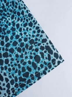 Women's Shirt Dress Short Mini Dress Light Blue Long Sleeve Leopard Button Spring Summer Shirt Collar Stylish Casual Sexy Lantern Sleeve Boom Sale Dress XXL -HAYz Clothing Shop nfmjcj1683612748649