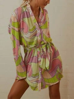 Women's Shirt Dress Casual Dress Mini Dress Outdoor Daily Vacation Polyester Fashion Modern Shirt Collar Lace Up Button Long Sleeve Spring Fall 2023 Loose Fit ArmyGreen Black Dark Pink Floral Pure 33 Women's Shirt Dress Casual Dress Mini Dress Outdoor Daily Vacation Polyester Fashion Modern Shirt Collar Lace Up Button Long Sleeve Spring Fall 2023 Loose Fit ArmyGreen Black Dark Pink Floral Pure -HAYz Clothing Shop nkjipj1693226797700