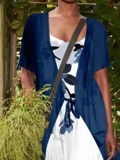 Women's Dress Set Two Piece Dress A Line Dress Long Dress Maxi Dress Blue Purple Short Sleeve Floral Ruched Summer Spring Crew Neck Elegant 2023 S M L XL XXL 3XL 4XL 5XL -HAYz Clothing Shop nkxcrd1672367077363