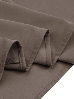 Women's Casual Dress Cotton Linen Dress Abaya Maxi Long Dress Linen / Cotton Blend Classic Casual Outdoor Daily Vacation Crew Neck Ruched Long Sleeve Spring Fall Winter 2023 Loose Fit Black Brown -HAYz Clothing Shop nllpdi1692341021512