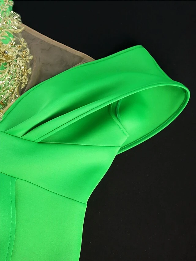 Women‘s Plus Size Curve Party Dress Cocktail Dress Wedding Guest Dress Long Dress Maxi Dress Green Short Sleeve Pure Color Lace Summer Spring Fall V Neck Fashion Wedding Guest Vacation 7 Women‘s Plus Size Curve Party Dress Cocktail Dress Wedding Guest Dress Long Dress Maxi Dress Green Short Sleeve Pure Color Lace Summer Spring Fall V Neck Fashion Wedding Guest Vacation - Image 7