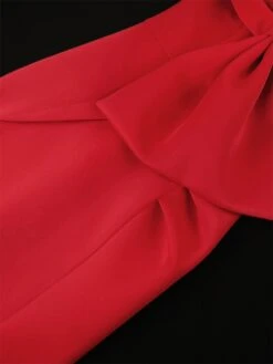 Women's Plus Size Curve Party Dress Bodycon Sheath Dress Plain Long Dress Maxi Dress Sleeveless Backless Split One Shoulder Fashion Party Red Fall Winter XL XXL 3XL 4XL -HAYz Clothing Shop nstyke1694425981335