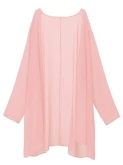 Women's Dress Set Two Piece Dress Church Dress Midi Dress Light Pink Black Wine Long Sleeve Pure Color Chiffon Summer Spring Crew Neck Stylish Winter Dress Fall Dress 2023 XL XXL 3XL 4XL 5XL -HAYz Clothing Shop ogqheo1638868492865